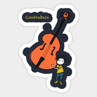 Double bass Sticker